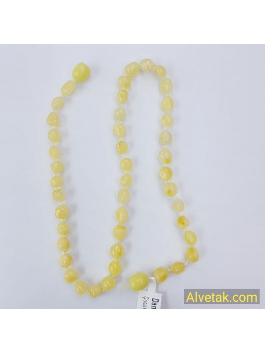 Damla Kehribar Bebek Kolyesi : KBK008