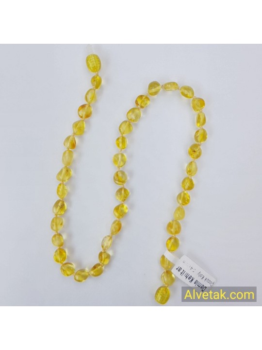 Damla Kehribar Bebek Kolyesi : KBK009
