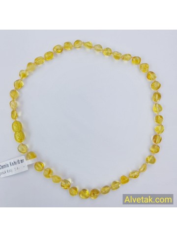 Damla Kehribar Bebek Kolyesi : KBK009