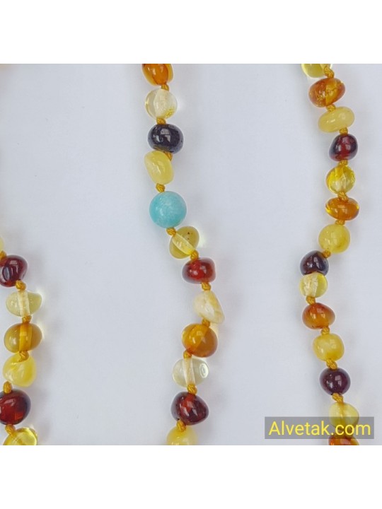 Damla Kehribar Bebek Kolyesi : KBK010