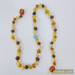 Damla Kehribar Bebek Kolyesi : KBK010 Damla Kehribar Bebek Kolyesi : KBK010