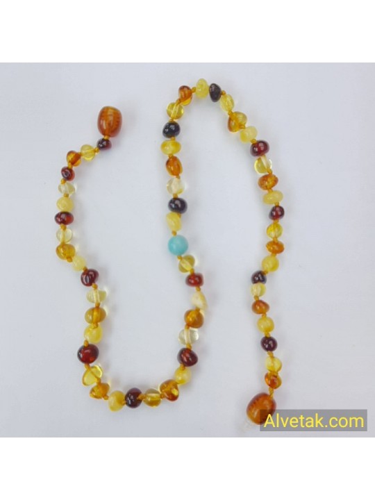 Damla Kehribar Bebek Kolyesi : KBK010