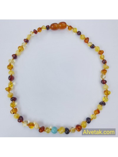 Damla Kehribar Bebek Kolyesi : KBK010