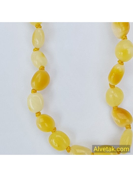 Damla Kehribar Bebek Kolyesi : KBK014