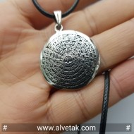 esmaül hüsna 99 isim yazılı 925 ayar gümüş kolye ucu - küçük model- : 15055