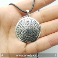 esmaül hüsna 99 isim yazılı 925 ayar gümüş kolye ucu - büyük model- : 15056