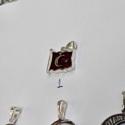 Ay Yıldız Gümüş Kolye Ucu Ay Yıldız Gümüş Kolye Ucu