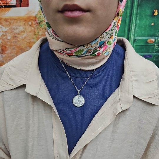 Felak Nas İhlas ve Kafirun, Gümüş Renk, Kararmaz Çelik Kolye, Küçük Model Felak Nas İhlas ve Kafirun, Gümüş Renk, Kararmaz Çelik Kolye, Küçük Model