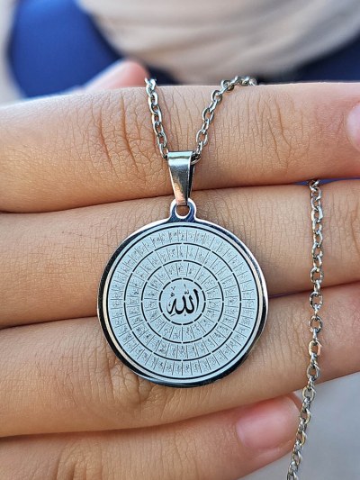 Esmaül Hüsna Kolye, 99 İsim, Allah'ın İsimleri, Kararmaz Çelik