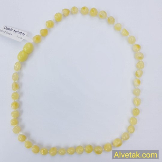 Damla Kehribar Bebek Kolyesi : KBK008 Damla Kehribar Bebek Kolyesi : KBK008