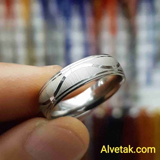 paslanmaz 6mm çelik yüzük : ca003