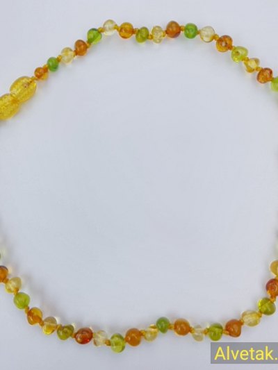 Damla Kehribar Bebek Kolyesi : KBK004