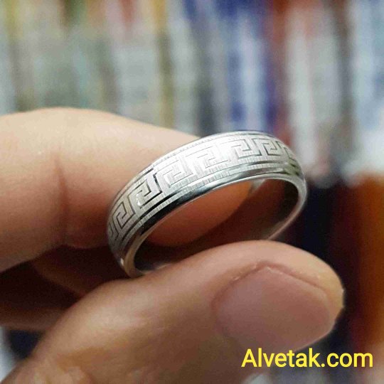 paslanmaz 6mm çelik yüzük : ca005