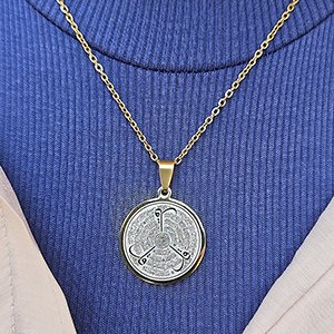 Felak Nas İhlas Kolye, Gümüş Renk, Kararmaz Çelik Kolye, Küçük Model Felak Nas İhlas Kolye, Gümüş Renk, Kararmaz Çelik Kolye, Küçük Model