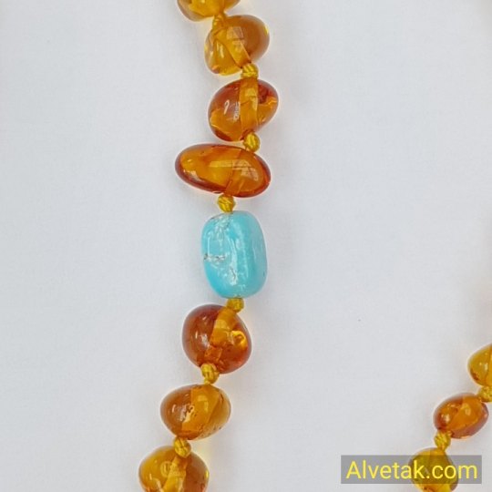 Damla Kehribar Bebek Kolyesi : KBK005