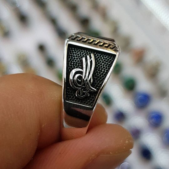 Kırmızı Akik Taşlı 925 Ayar Gümüş Erkek Yüzük : 00013
