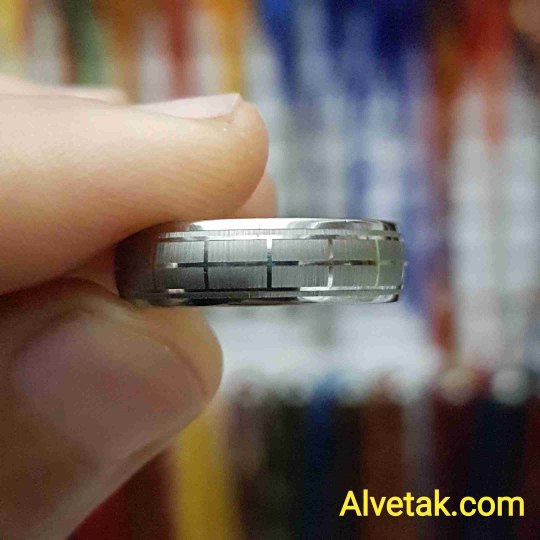 paslanmaz 6mm çelik yüzük : ca004