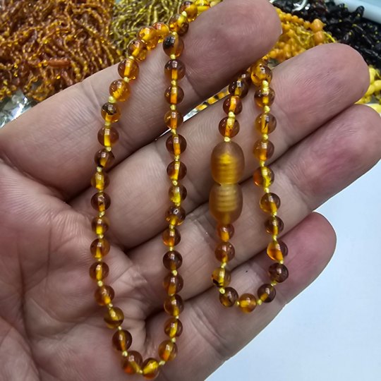 Bebek İçin Damla Kehribar Kolye kkc12 Bebek İçin Damla Kehribar Kolye kkc12