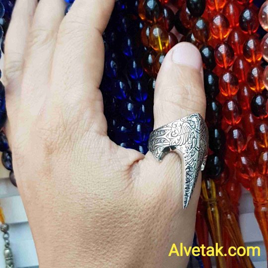 925 Ayar Okçu Gümüş Erkek Yüzük : 02125