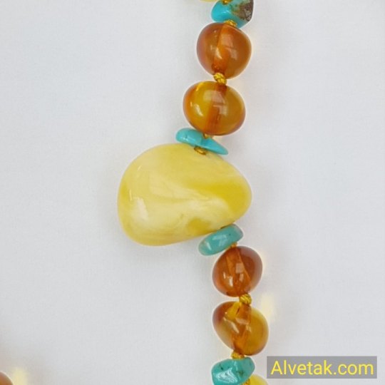 Damla Kehribar Bebek Kolyesi : KBK012
