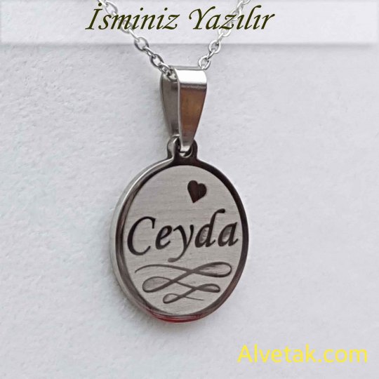Gri Yakamoz Model İsimli Çelik Kolye [Yuvarlak : 20mm]