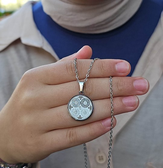Ayetel Kürsü, Nazar, Felak, Nas Ayetleri, Çelik Kolye, Paslanmaz, Küçük Model