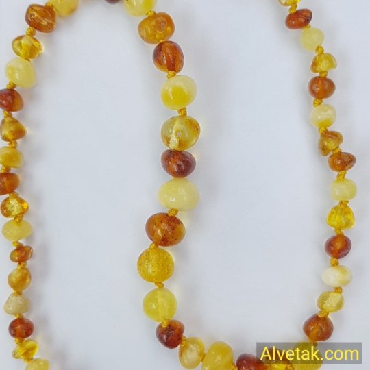 Damla Kehribar Bebek Kolyesi : KBK001