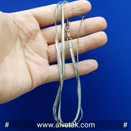 Kararmaz Yılan Çelik Zincir Kolye (4mmx65cm) Kararmaz Yılan Çelik Zincir Kolye (4mmx65cm)